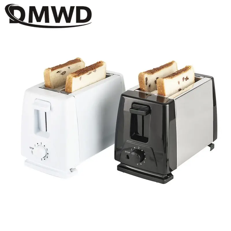 110V 220V Multi-function Toaster Removable Crumb Tray Double-Sided Heating Double-Slot Toast Bread Bake oven Sandwich machine