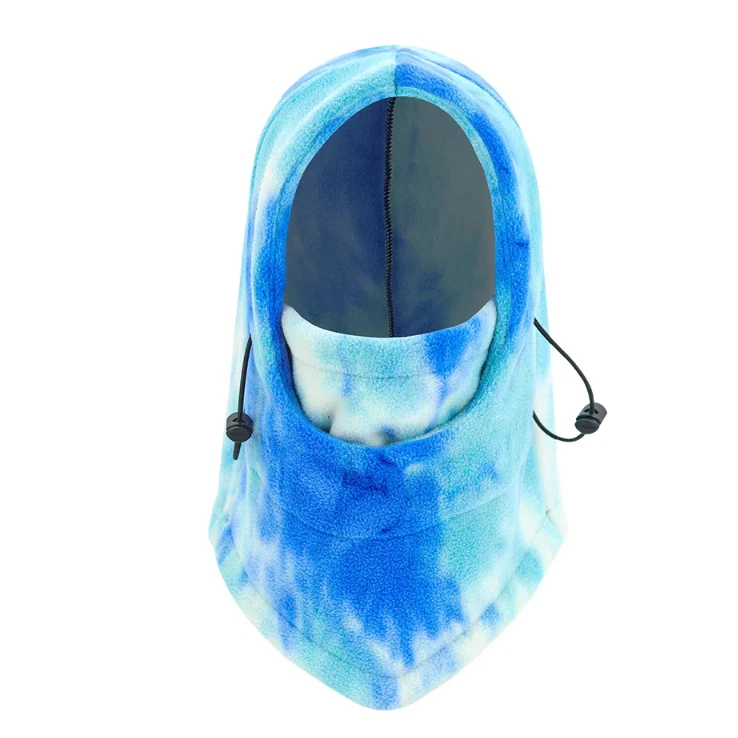 

Soft Thermal Fleece Balaclava Hat Drawstring Windproof Masks Hood Beanies Keep Warm Ear Protector Warm Hood and Hat Winter