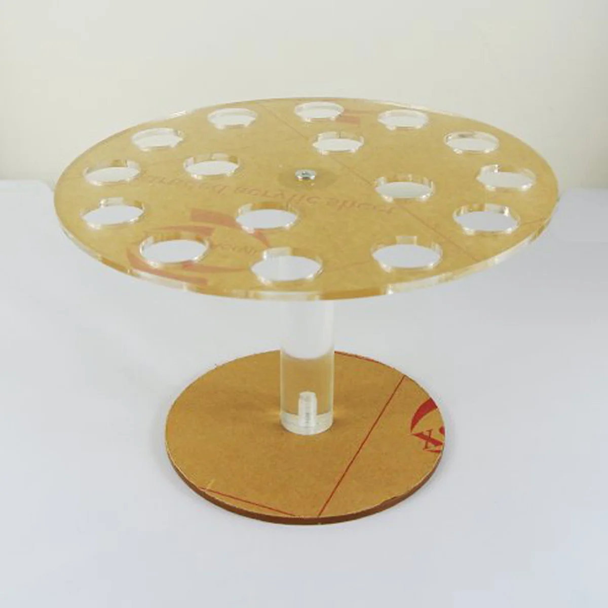 

16-Capacity Clear Acrylic Ice Cream Rack Sushi Hand Roll Stand Display Stand for Buffet Wedding Party Baby Shower Corporate