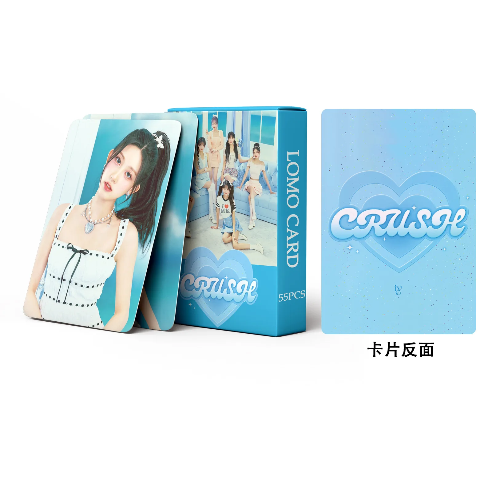 54pcs/set Kpop IVE Lomo Cards High quality Print Photocard Postcard Fashion Fans Gift