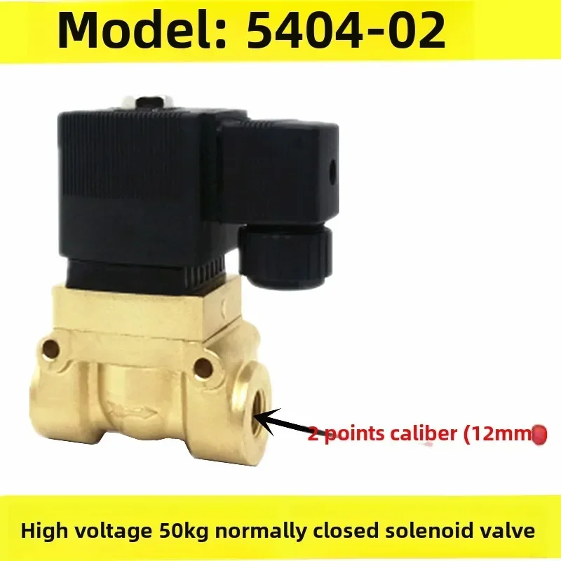 High pressure solenoid valve 5404-04 2 minutes 4 minutes 6 minutes 1 inch bottle blowing machine air valve Marine high pressure