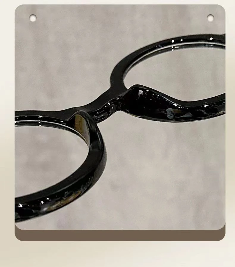 Runde Schwarz Weiß Lesebrille Frauen Männer AntiBlau Licht Vintage Presbyopie Weibliche Lesen Hyperopie Brillen Für Lesen + 1,0 + 1,5 – Detail 5