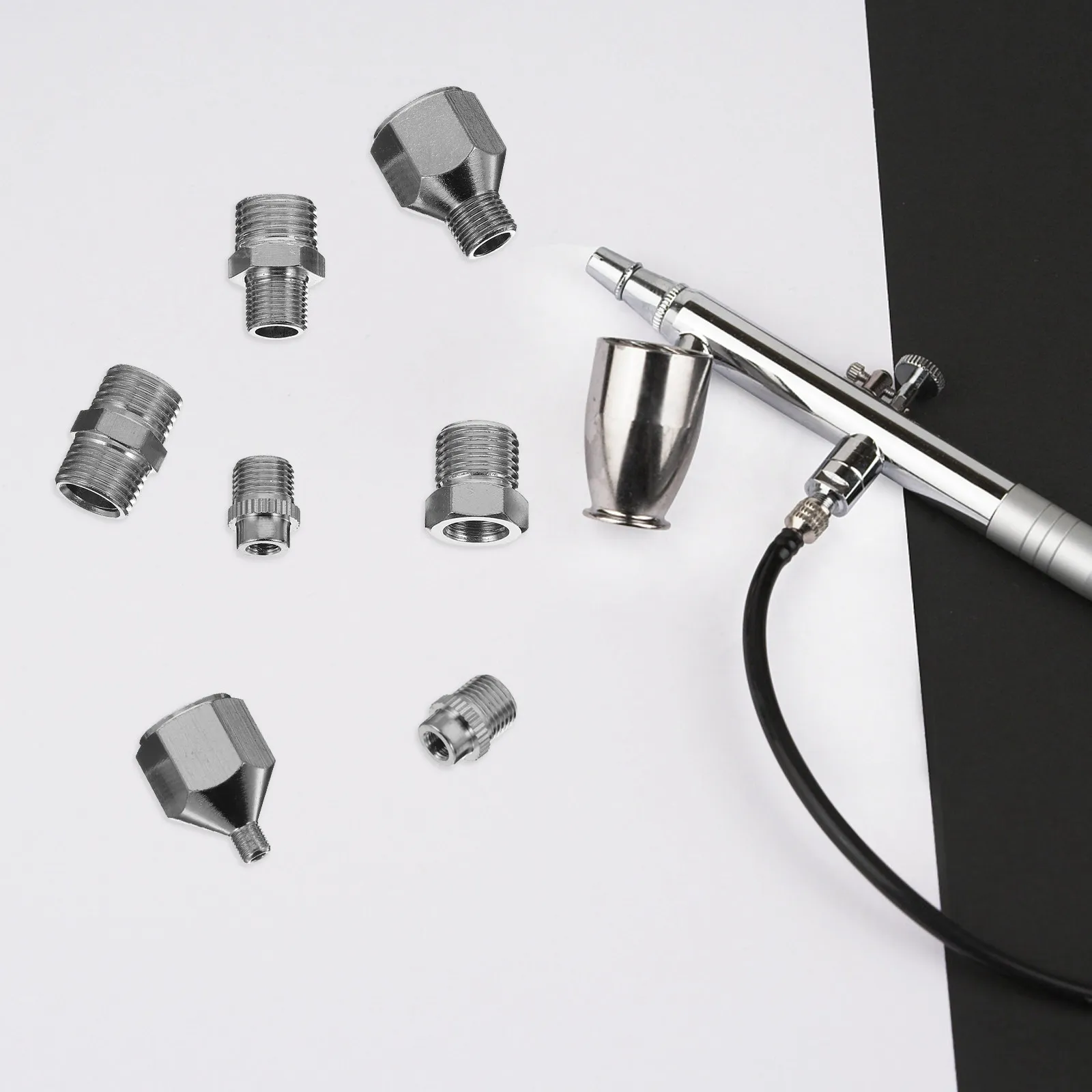 Airbrush-adapterkit Snelle aansluitfitting Gereedschap Koppeling Connector Adapters Adapter Compressor Slangfittingen