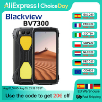 Blackview BV7300 Rugged Phone 6.67'' HD+ IPS 90Hz Display Dual Camping Light NFC 15000mAh 45W Fast Charge Android 14 Cellphone