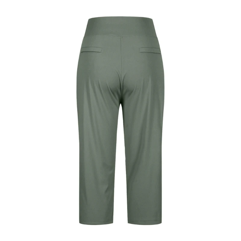 N5KE Pants for Women Stretch Cropped Casual Capris Work Slacks Yoga Dress Pant Pants