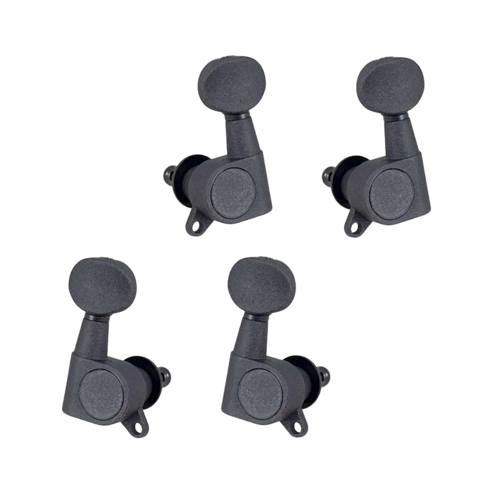 4 Pieces Sealed Guitar Tuner Pegs 2L 2R String Tuning Pegs for Electric Guitar 4 String Bass Guitar Folk Guitars Ukulele Parts