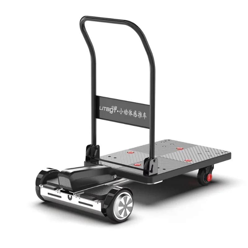 

Electric Trolley Cargo Cart New Condition Wheelbarrow Flatbed Cart