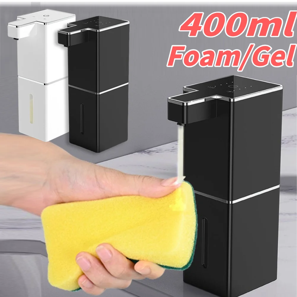

400 мл дозатор мыла для рук с автоматическим назначением, бесконтактный дозатор мыла для посуды, автоматический дозатор мыла без рук для ванной комнаты, кухни