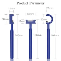 Entrenador de punta de lengua para niños, 3 uds., entrenamiento de músculos Orales, autismo, pronunciación, terapia de rehabilitación, ayuda para entrenamiento