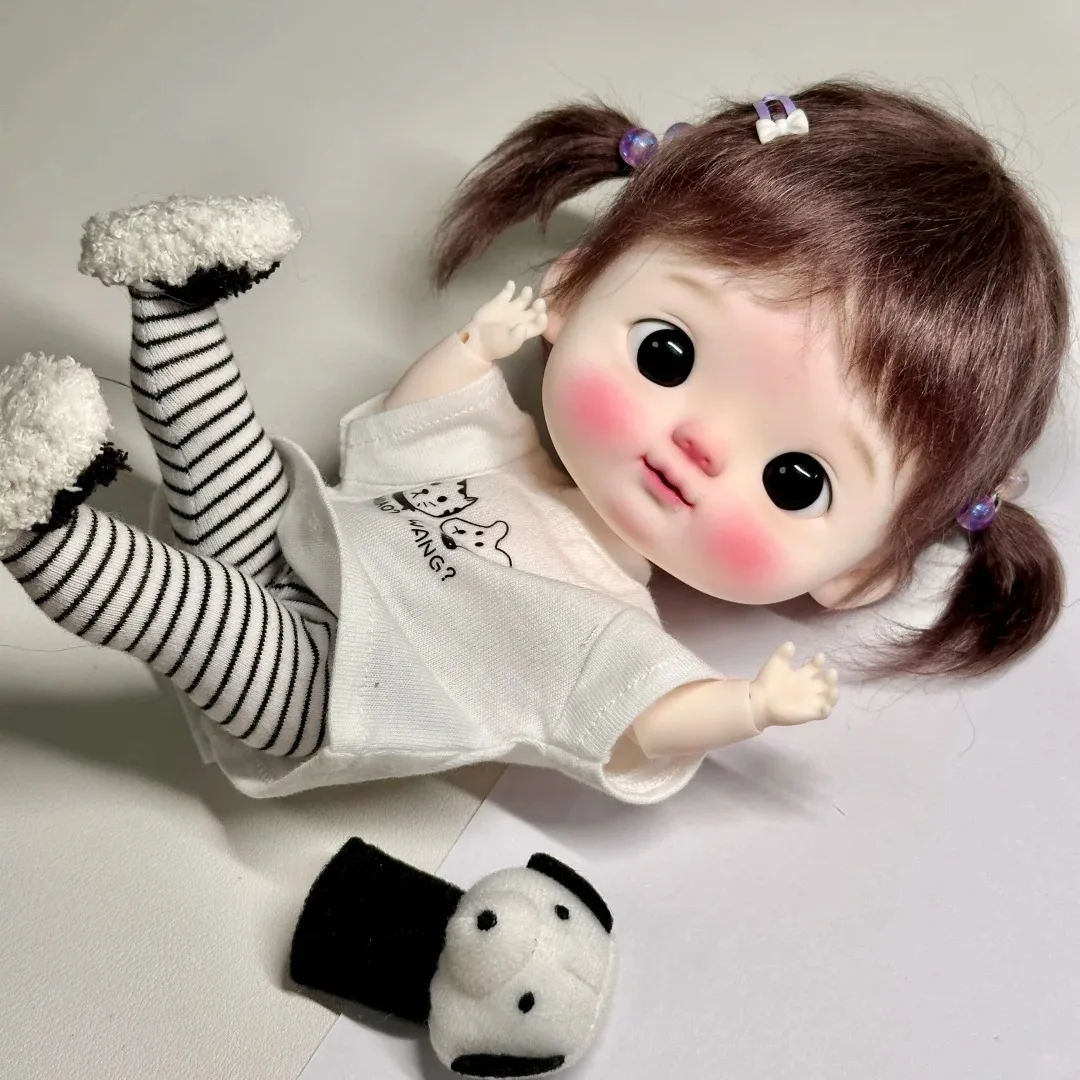 2024 New BJD sd doll 1/6 da Meng Qbaby Big Head Resin Doll Fashion Doll mini Cute, Stupid and Cute Free shipping from stock