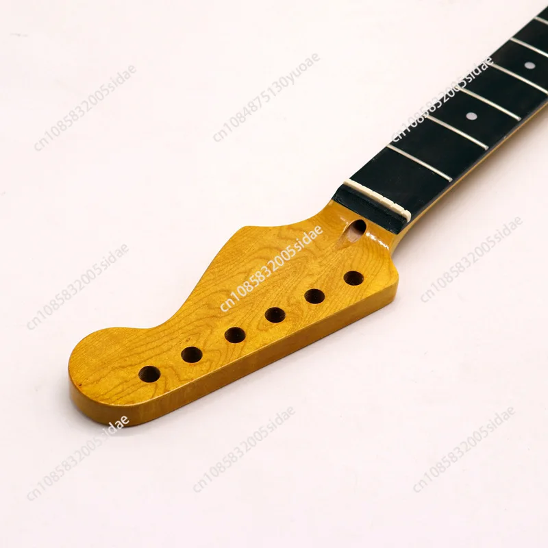 

ST6 string 22 products Canadian maple bright yellow belt back middle line width 5.6CM electric guitar DIY accessories