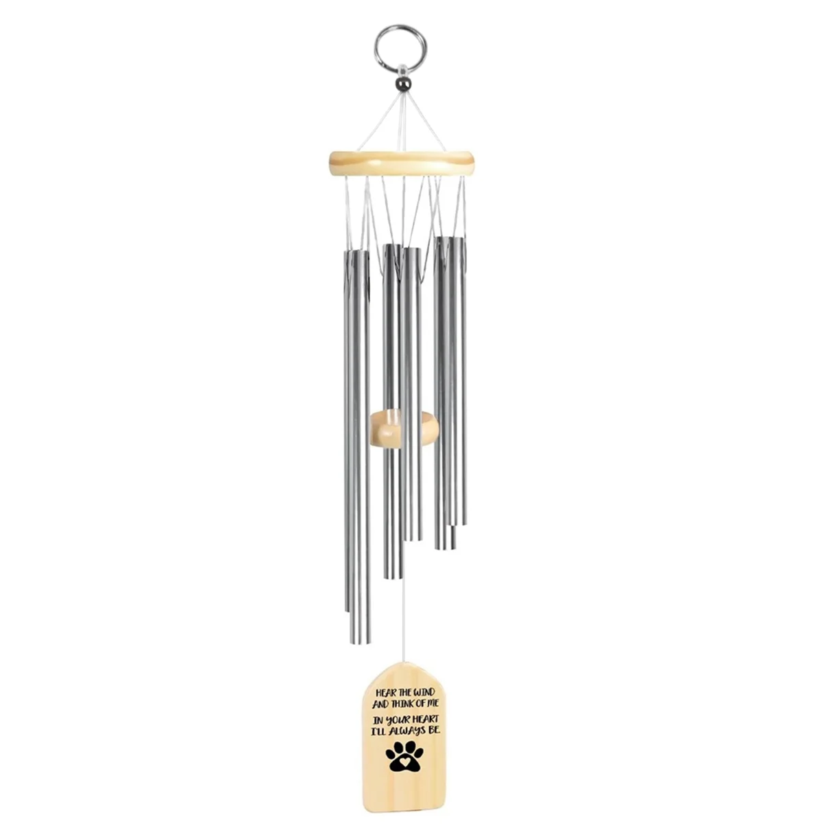 MLGB Personalized Pet Wind Chimes, Custom Pet Loss Wind Chime Pet Memorial Gift Bereavement Gift Sympathy Gift