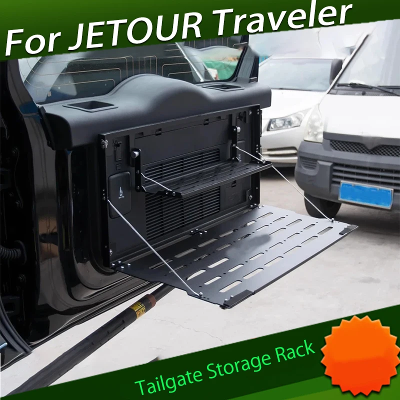 Folding Storage Rack Dining Table Board Expansion Rack Camp Out Tailgate Storage Rack Suitable for Chery JETOUR Traveler T2 2023