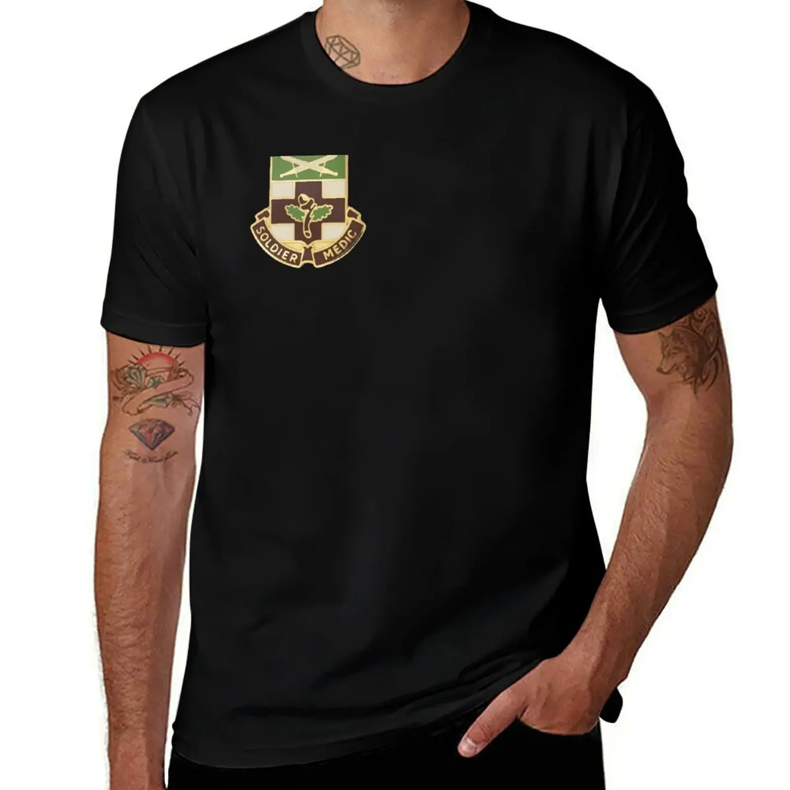 

232nd Medical Battalion Unit Crest T-Shirt sublime vintage anime shirt t shirts for men cotton