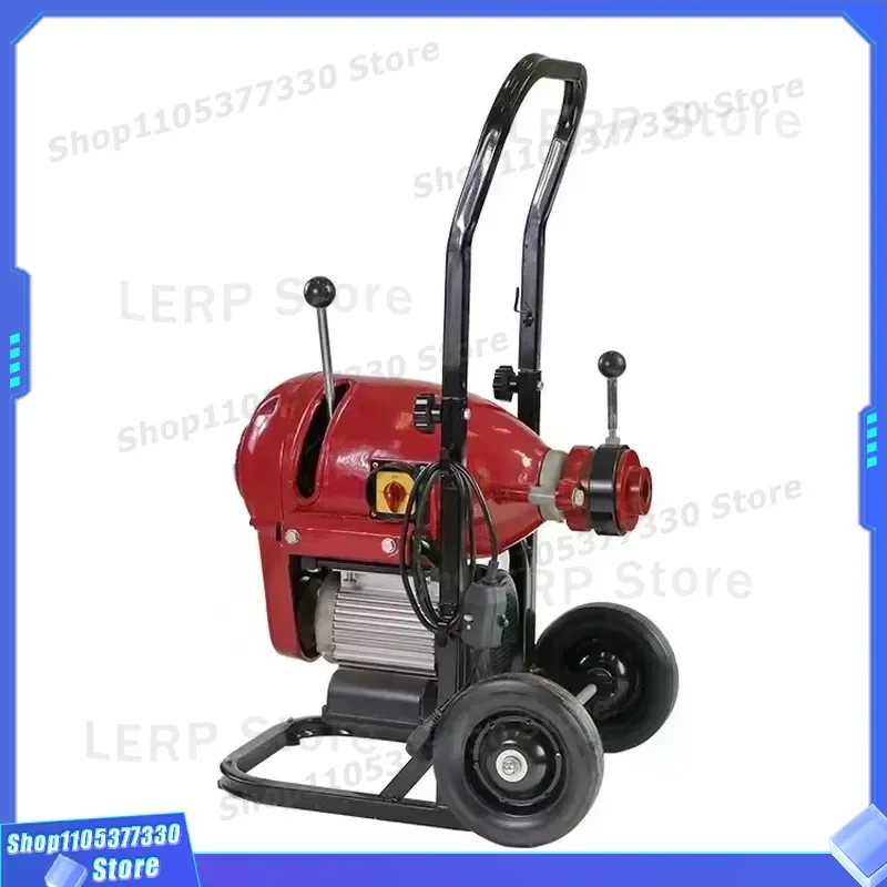 220V 4W Electric Pipe Dredger Machine Multi Functional Outdoor Sewer Cleaner Engine Powered Household Drain Cleaning Tool Eco