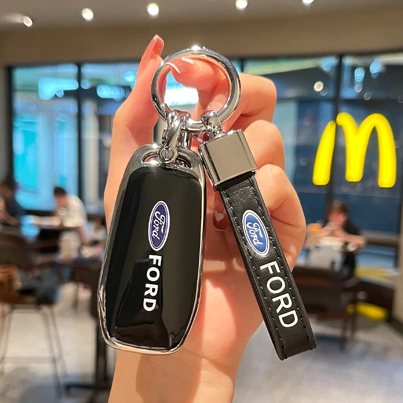New TPU Car Remote Key Case Cover Shell Fob 3 Buttons For Ford Figo 2017 Mondeo 5 Ecosport Puma 2020 Fiesta Mk8 Everest Ranger