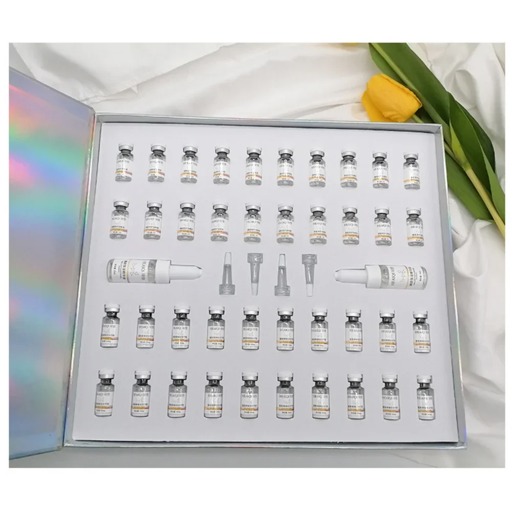 Fullerene Multi-Purpose Lyophilized Powder Set 20 Pairs Brighten Repair Hydration Remove Acne Marks Moisturizing Skin Care Set