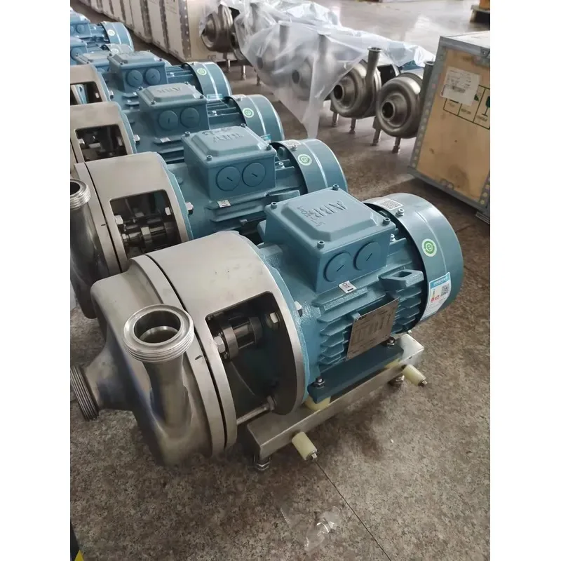 ZHONGBO Changjiang/ Motor Electric Low Pressure Centrifugal Pump Clamping/Quick Coupling 1-Year Warranty ODM/OEM Support Milk