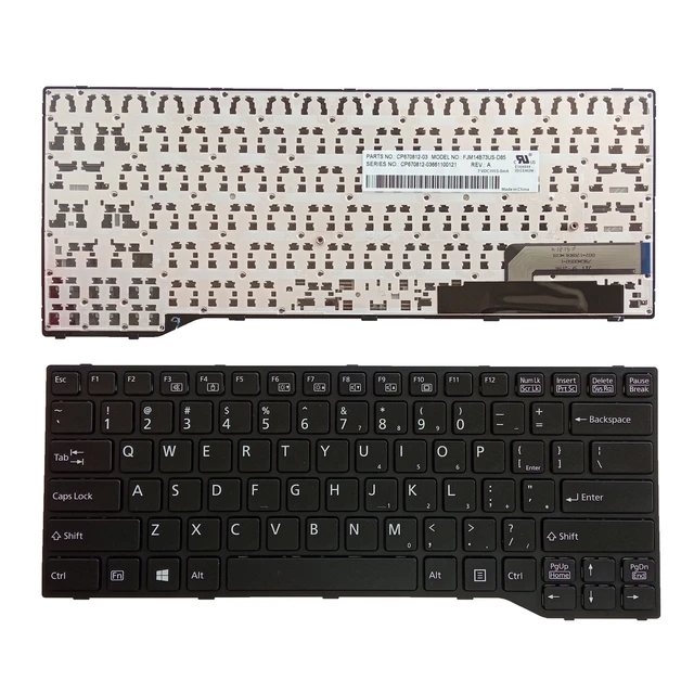 For Fujitsu LifeBook Q775 Q737 Q736 T725 T726 CP683304-03 No-Backlit  Keyboard - AliExpress 7