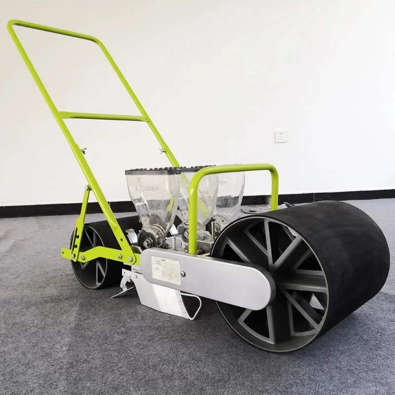 Manual Hand‑Push Multi‑Row Vegetable Seeder Farm Precision Seed Planter Adjustable For Leaf Vegetable Small Seed Sowing Work