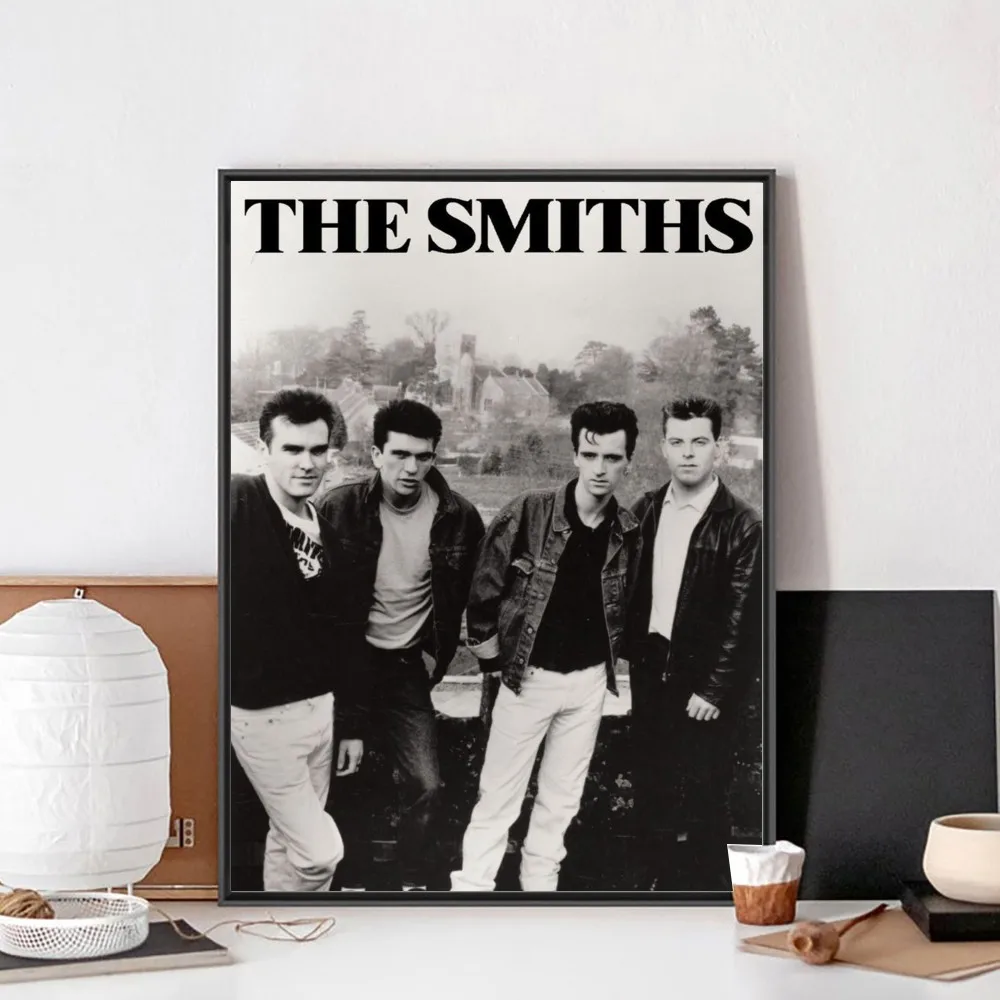 Rock Band The Smiths Retro Poster No Framed Poster Kraft Club Bar Paper Vintage Poster Wall Art Painting Bedroom Study Stickers