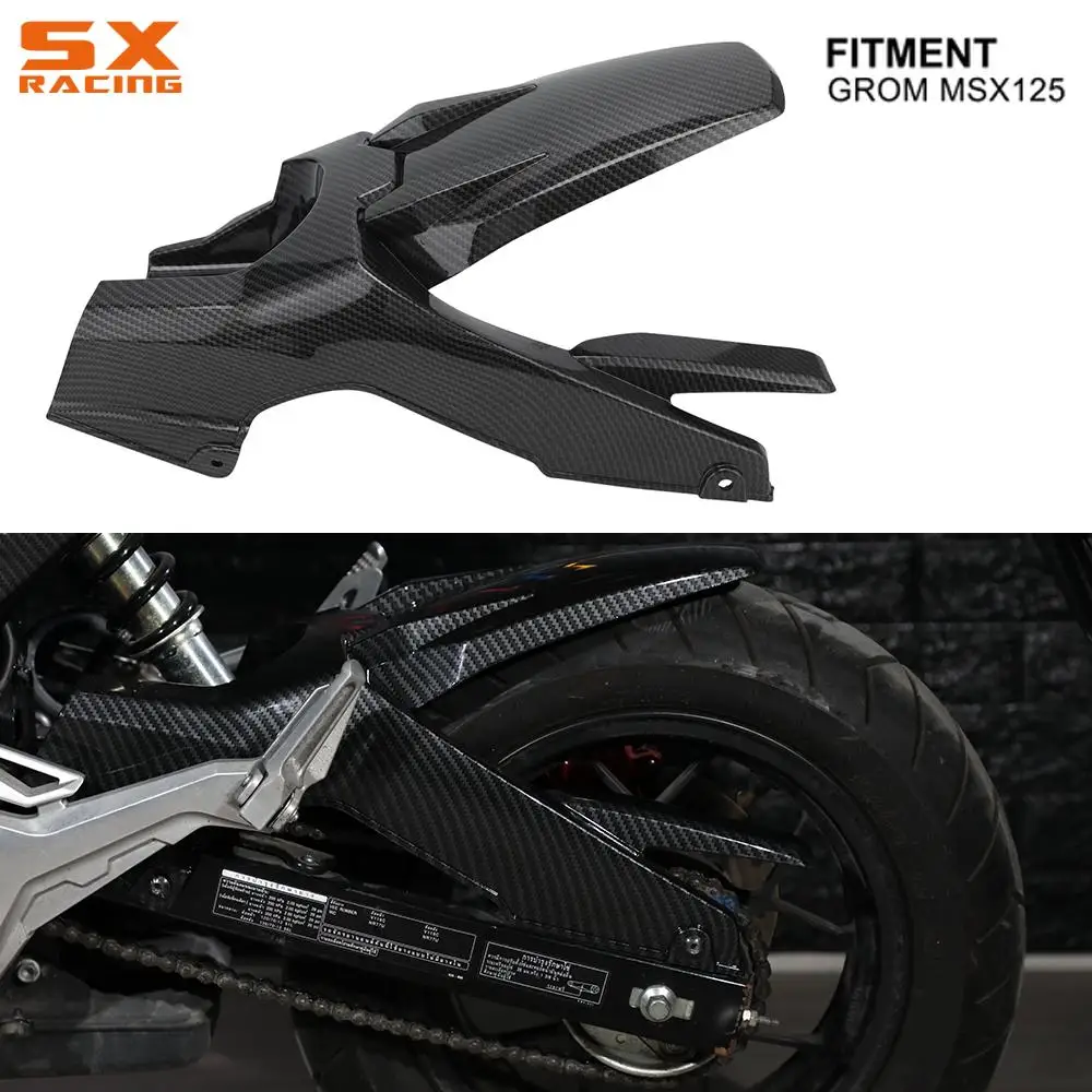 

For Honda Grom MSX125 MSX 125 Motorcycle Rear Fender Mudguard Mud Flaps Mudflaps Fairing Splash Guard Protector