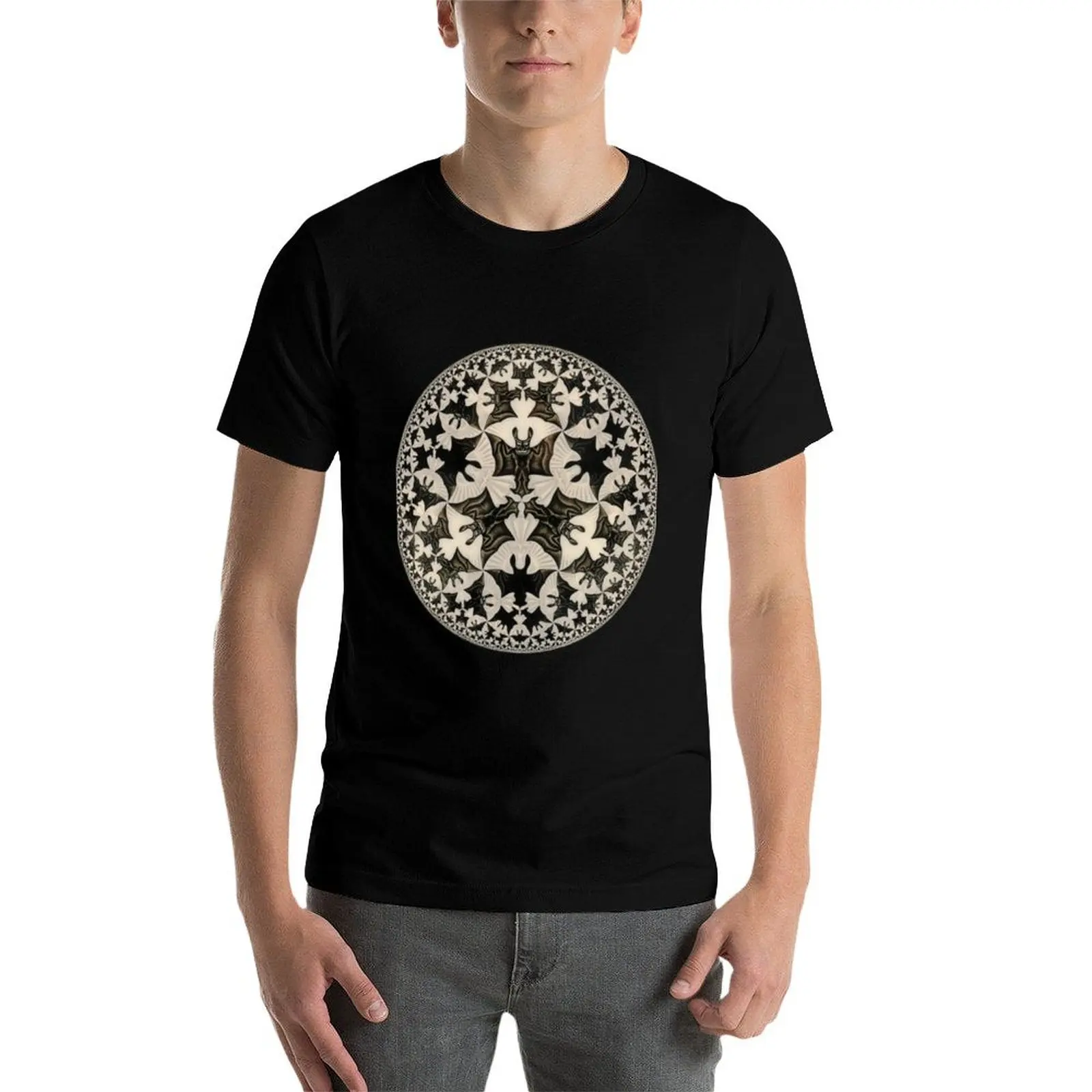 

Angels & Demons MC Escher Premium T-Shirt cotton t shirts high quality t shirt man cotton T-Shirt