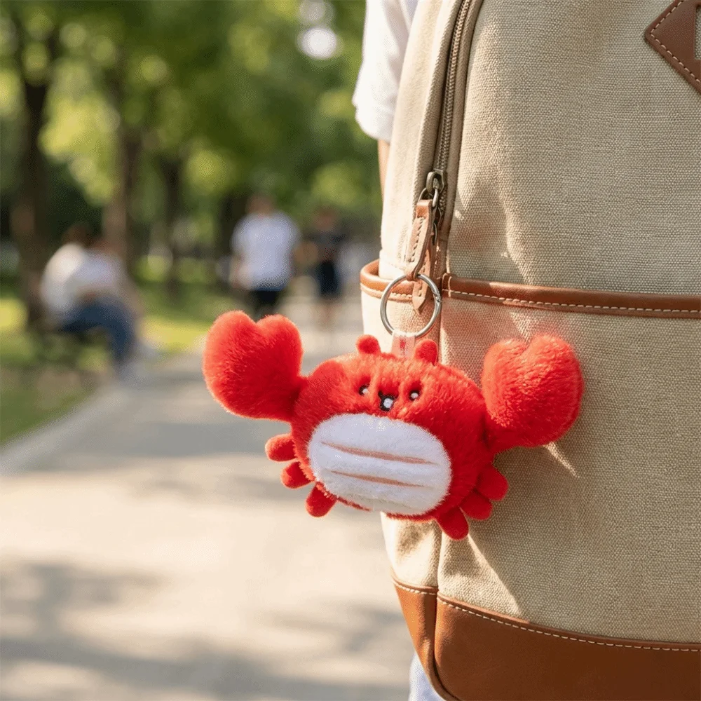Trendy Miniature Snack Keychain Soft Cute Food Pendant Cartoon Animal-shaped Bag Delicate Decoration Personal Belongings