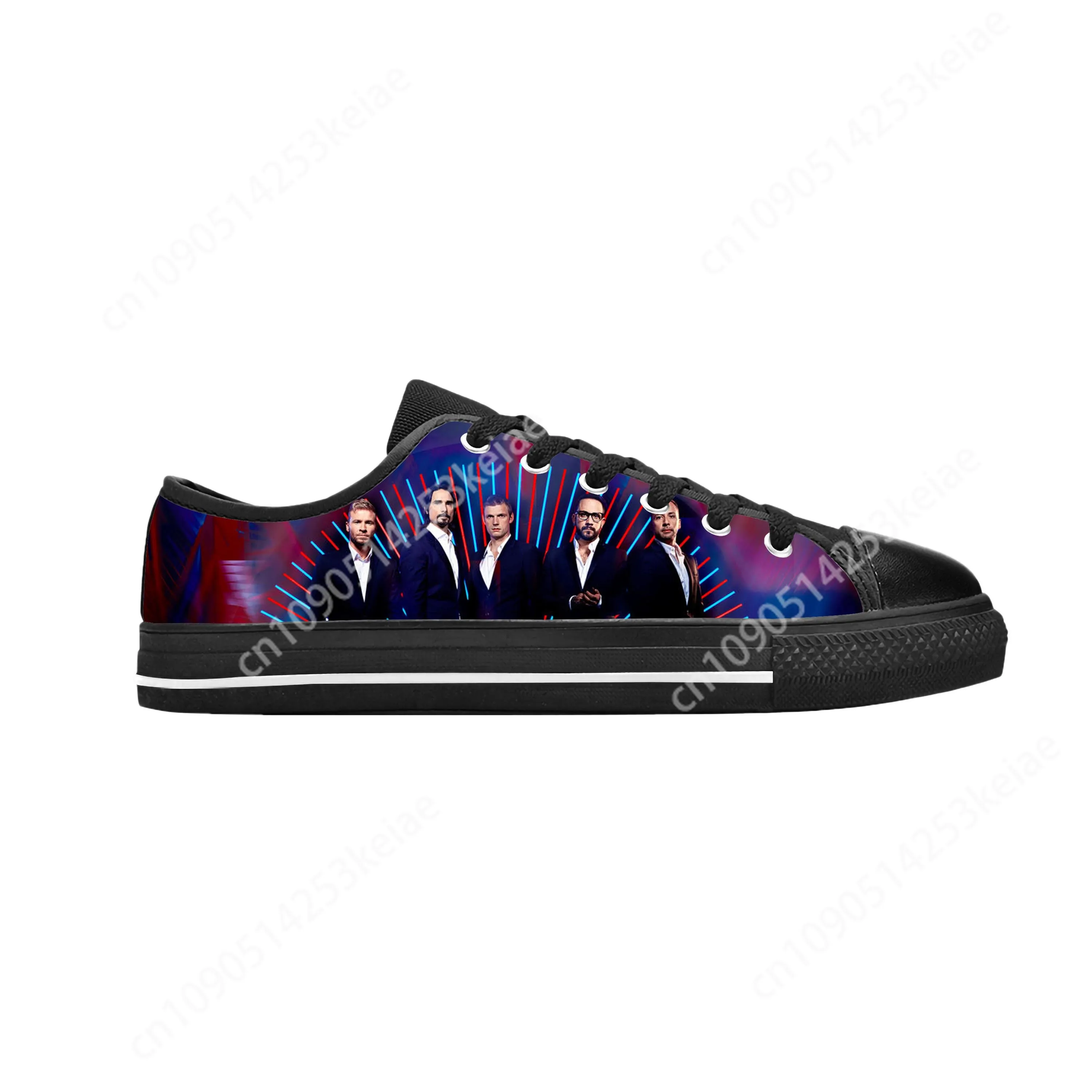 Backstreet Boys Pop Rock Band Music Singer Fashion Casual Cloth Shoes Low Top Comfortable Breathable 3D Print Men Women Sneakers