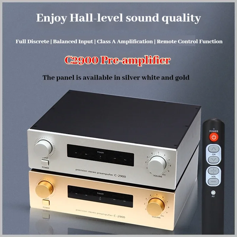 Ysaio C2900 fever preamplifier HiFi fully balanced input fully discrete Class A amplifier remote control function