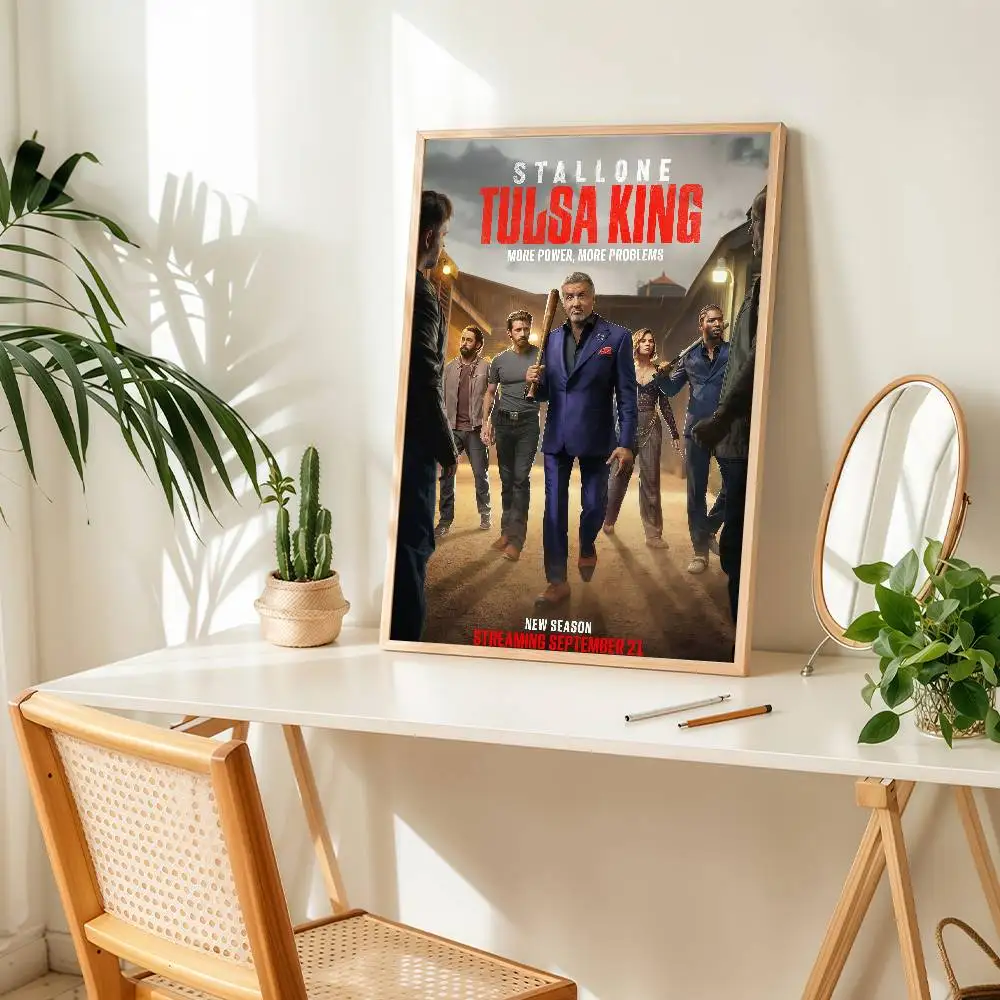 ملصق كوميدي TV Tulsa King مناسب للمنزل وغرفة المعيشة وغرفة النوم والمكتب والبار لتزيين الحائط