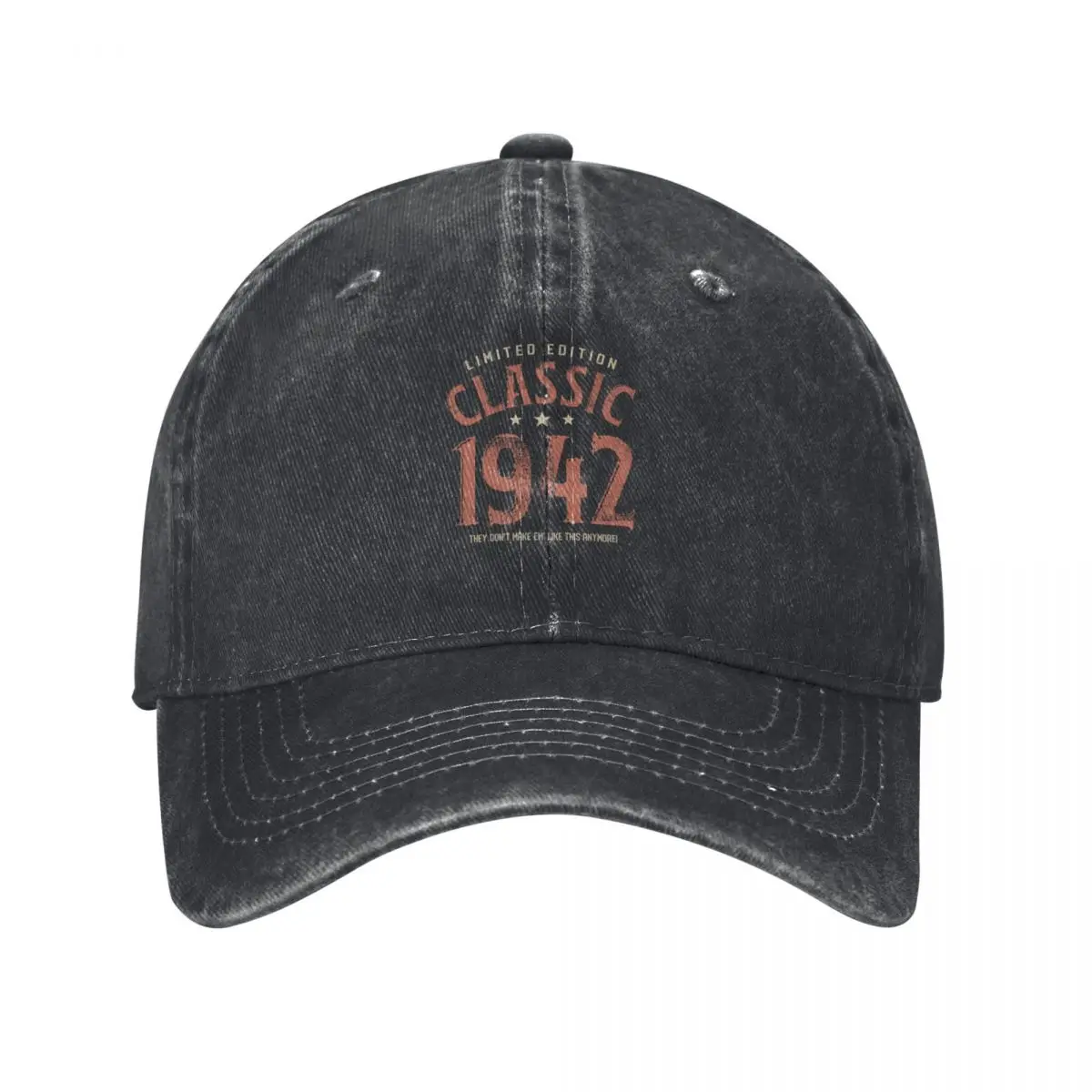 Classic 1942 - 80th birthday Retro Vintage Baseball Cap tea Hat Kids Hat Women's Golf Clothing Men's