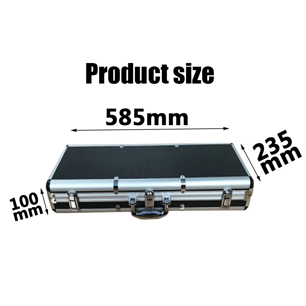 Large Capacity Tool Box Extend Long Hard Case Portable Aluminum Tool Case Shockproof Anti-fall Tool Storage box Display Case