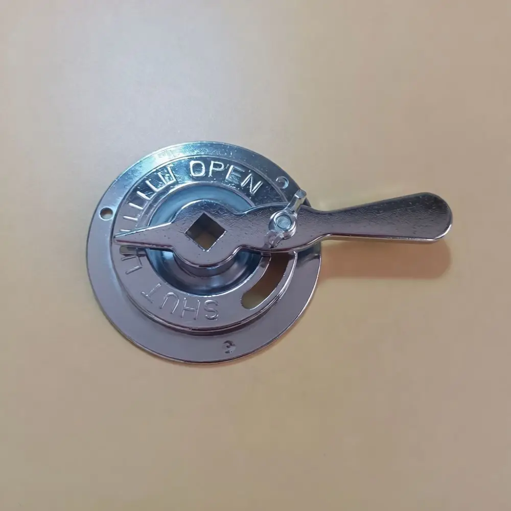 Adjustable HVAC Air Damper For Baochen Oven Stainless Steel Industrial Ventilation Exhaust Cover Pipe Fitting