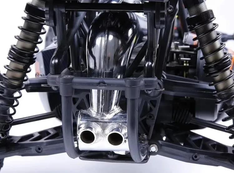 SS-Resonanz-Auspuffrohr. Power-Riser-Rohr für 1:5 RC-Fahrzeuge, passend für ROVAN KM HPI BAJA 5B 5T 5SC