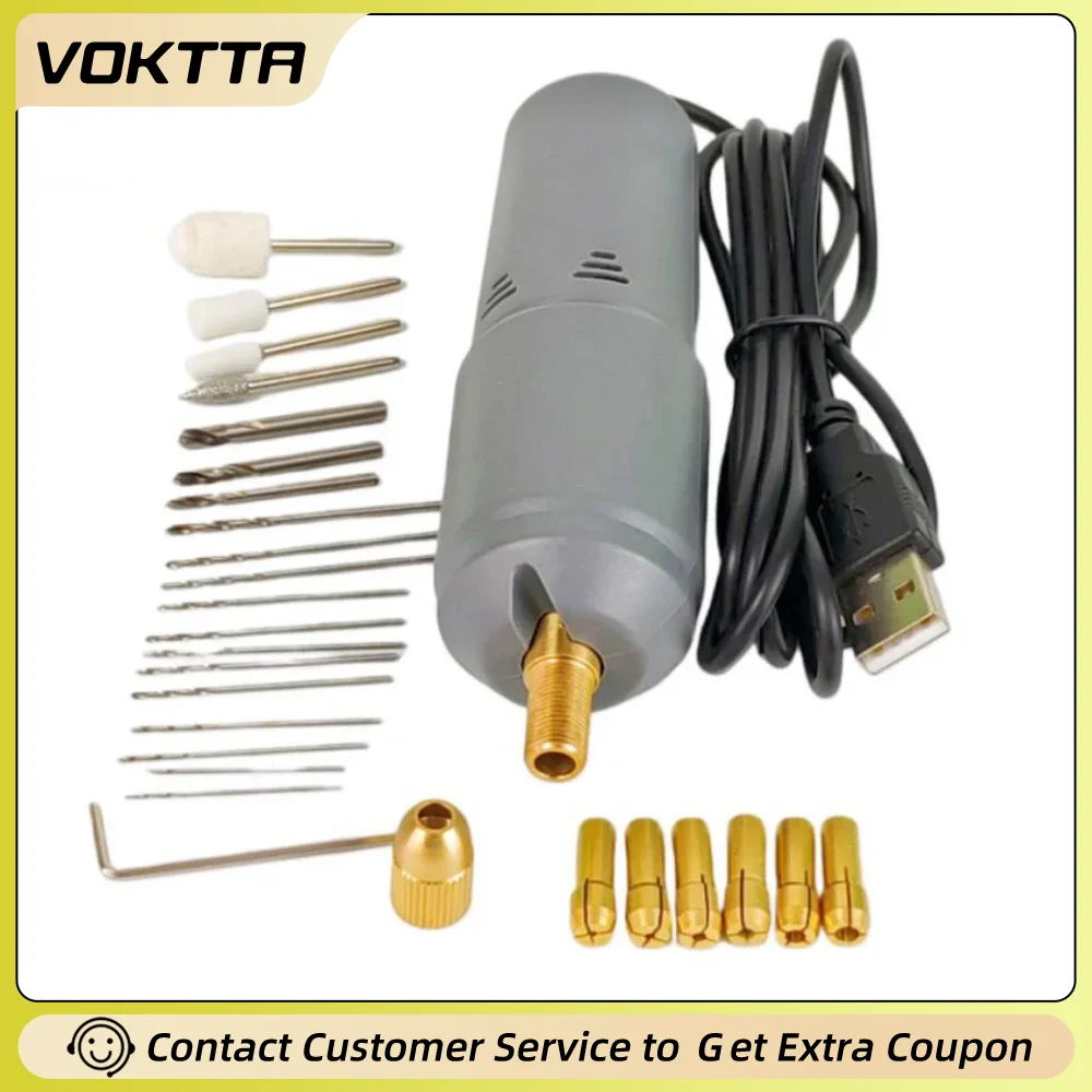 USBミニ電気ドリル,多機能電気研磨機,ポータブル,回転工具,彫刻ペン,家庭用電動工具