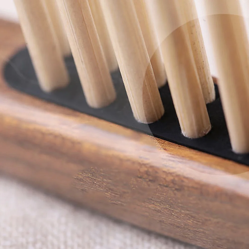 

Массажная расческа премиум-класса из сандалового дерева, толстая, гладкая ручка, не царапающая, удобная для кожи головы, расческа для распутывания волос, кровообращения