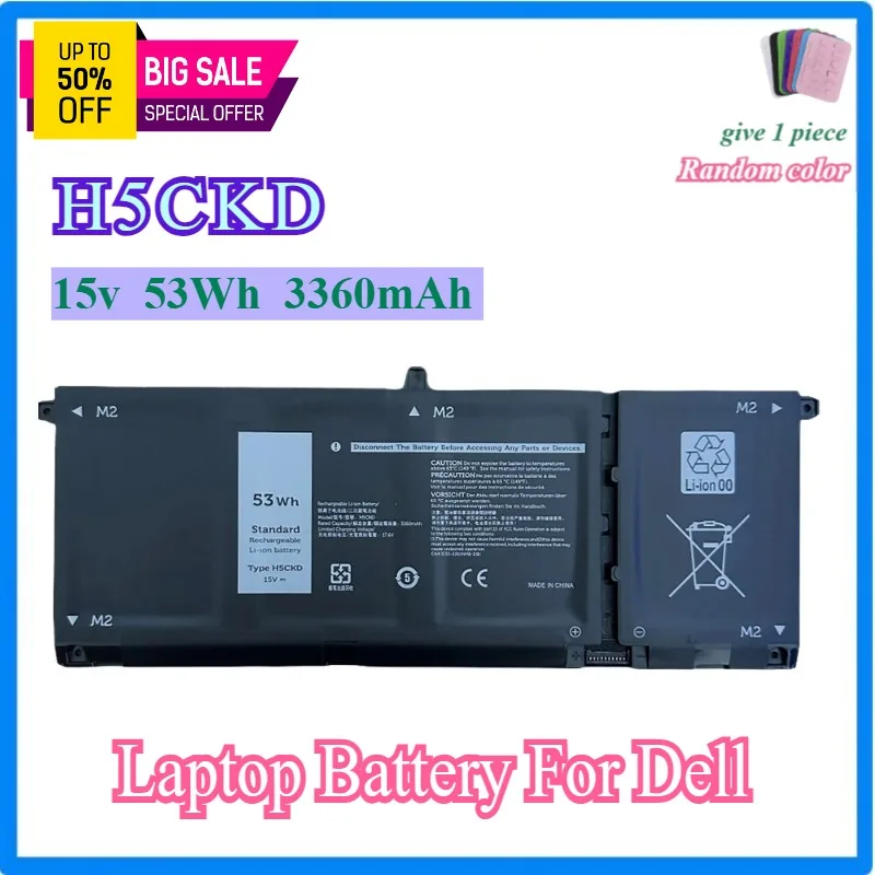H5CKD Laptop Battery for Dell Latitude 3410 3510 for Dell Vostro 14 5402 5501 5502 for Dell Inspiron 5300 5401