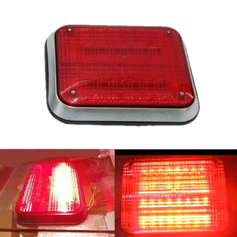 LED点滅ストロボライト,12v-24v,救急車,消防車,警察の周囲ライト,260x205x55mm, 978