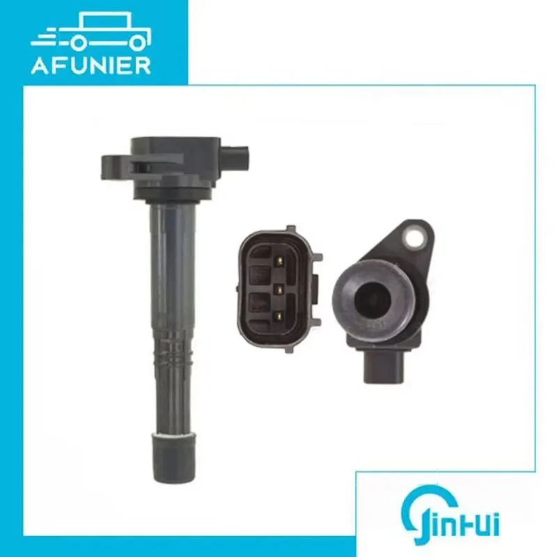 4Pcs Ignition Coil For Honda Accord Civic Crosstour CR-V OE No.:30520-R40-007