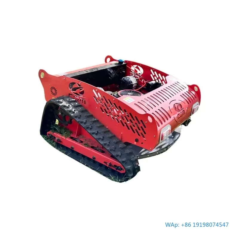 

196cc 4-Stroke Self Propelled Lawn Mower 24V Remote Control 55 80cm High Efficiency Cordless Mower