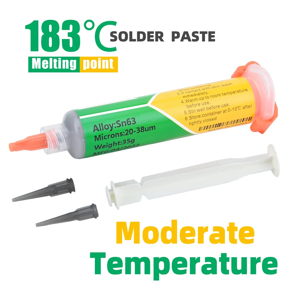 

50g Solder paste Sn63Pb37 183C repair solder paste 6337 lead medium temperature fluxo de solda bga rework station reseal