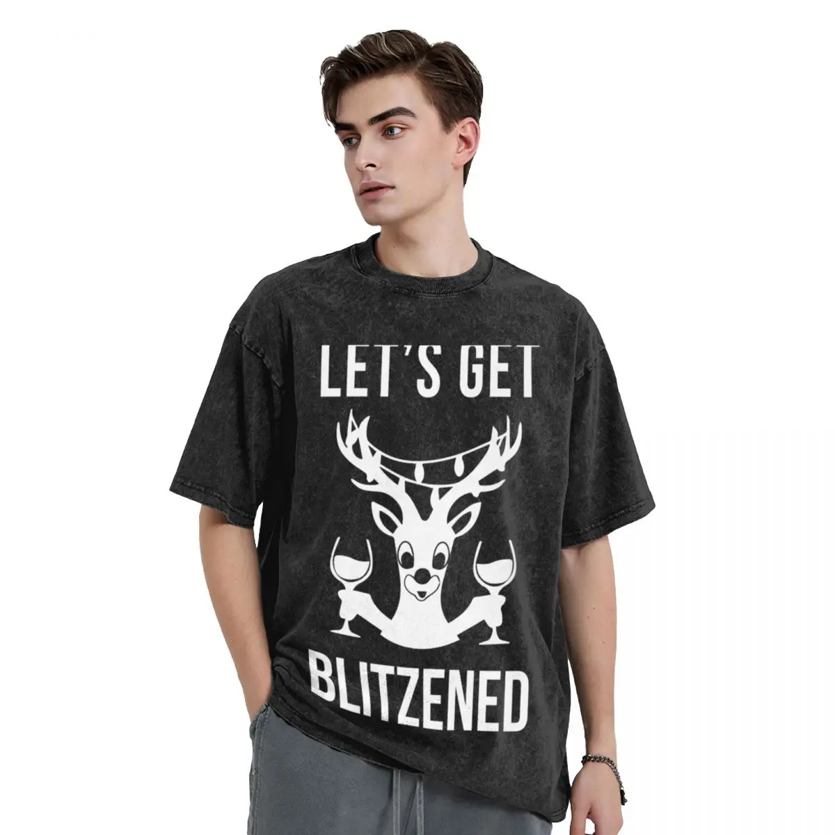 Let's Get Blitzened T-Shirt tops street wear slim fit t shirts for men