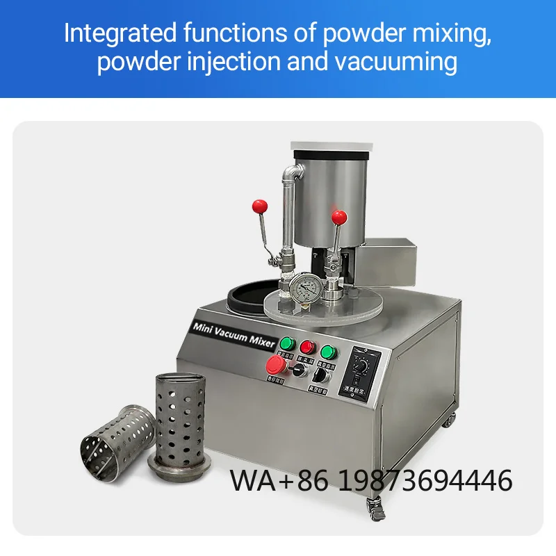 Multifunctional Mini Vacuum Mixer Jewelry Casting Equipment for Powder Mixing and Vacuum Processing Work