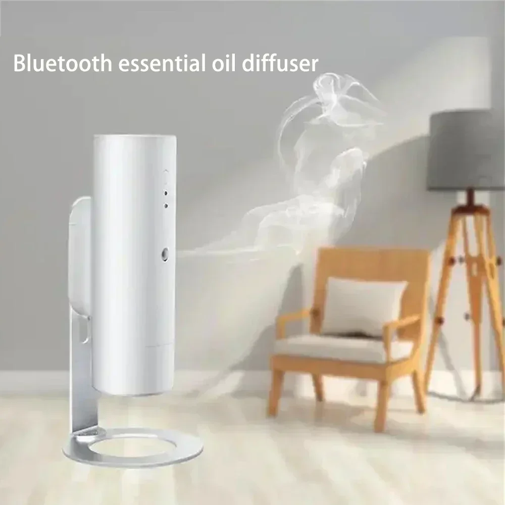 Aroma Essential Oil Diffuser Air Scent Diffusor Aromatizador De Ambiente 130ml Desktop Bluetooth Waterless Machine Nebulizer