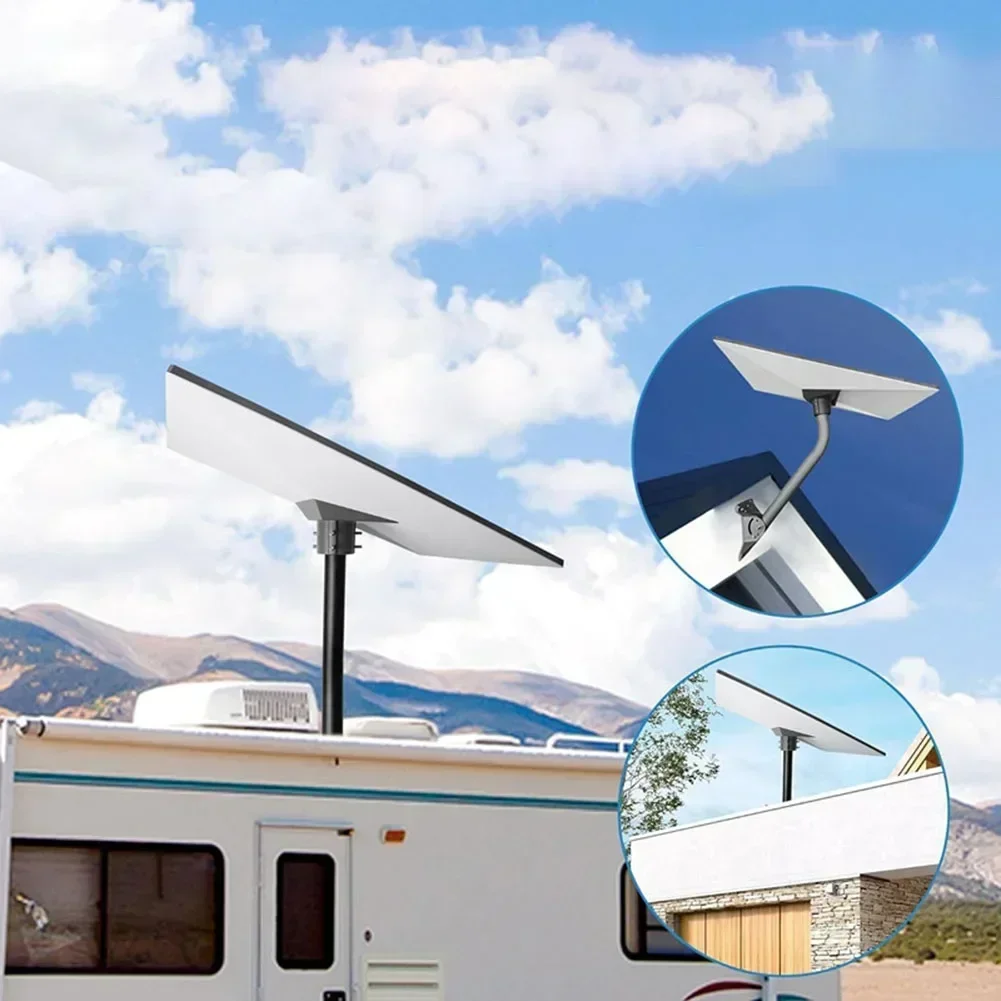 Pole Mount Adapter for For Upgraded Design Weather resistant Aluminum Alloy Easy Installation Flexible Positioning