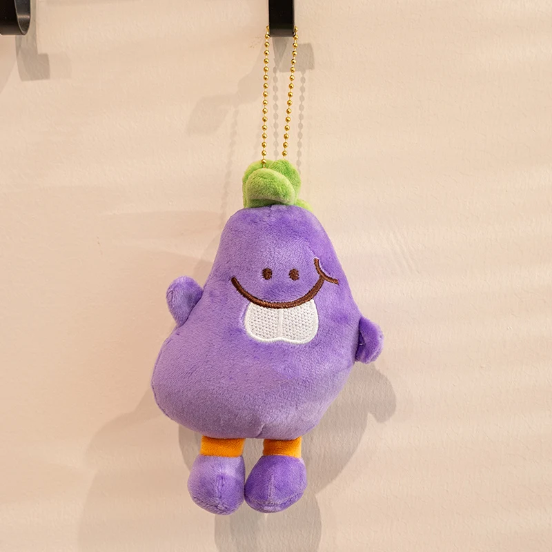 Kawaii Cake Cartoon Vegetable Fruit 10-15CM Cute Memory Food Pendant Stuffed Doll Pendant Backpack Bag Decor Kid Gift