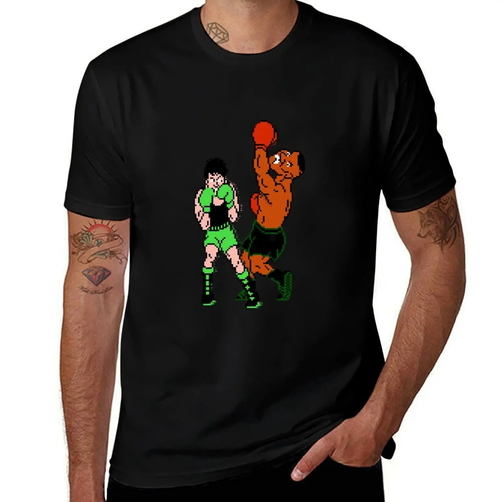 Punch-Out!! T-Shirt Plus Size Solid Color T-Shirt
