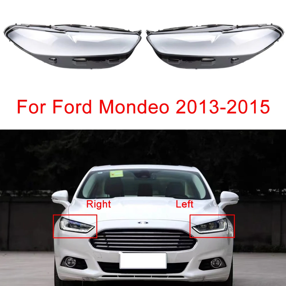 

1/2 шт. чехол для передней фары автомобиля Ford Mondeo 2013 2014 2015 автомобильные левый/правый прозрачные абажуры автомобильные аксессуары