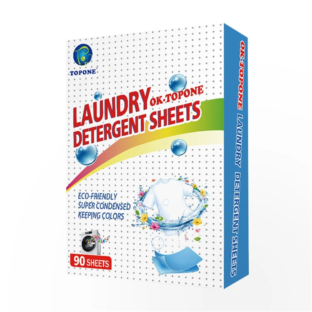 Laundry Detergent Sheet Nano Concentrated Washing Powder New Formula  Deep Decontamination Non-liquid  Washing Machine Cleaner